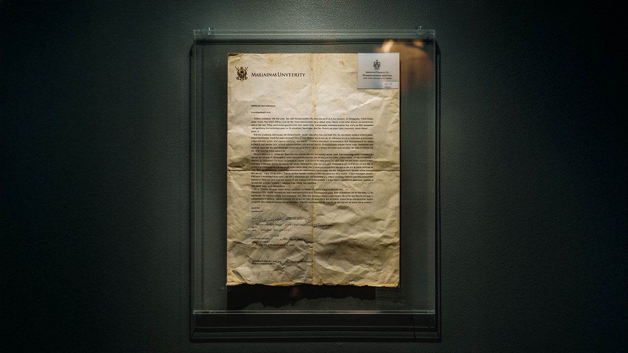 The Hidden Letter - University Acceptance